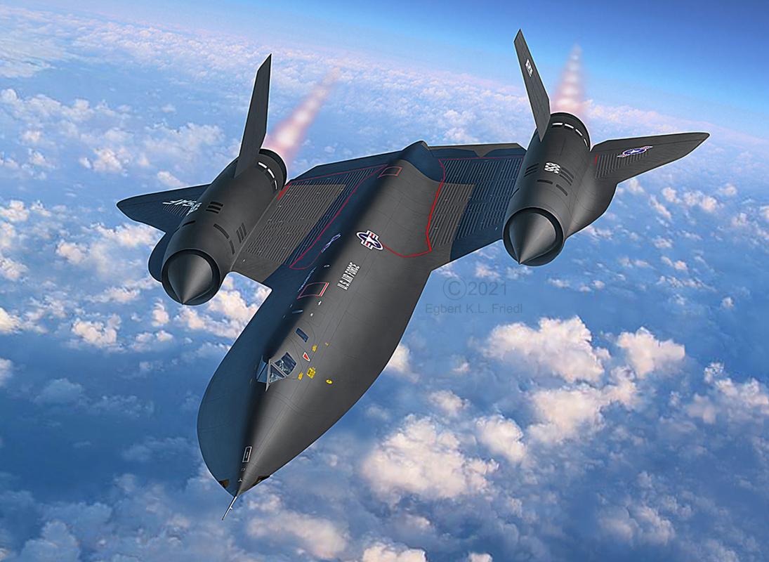 SR-71 in flight